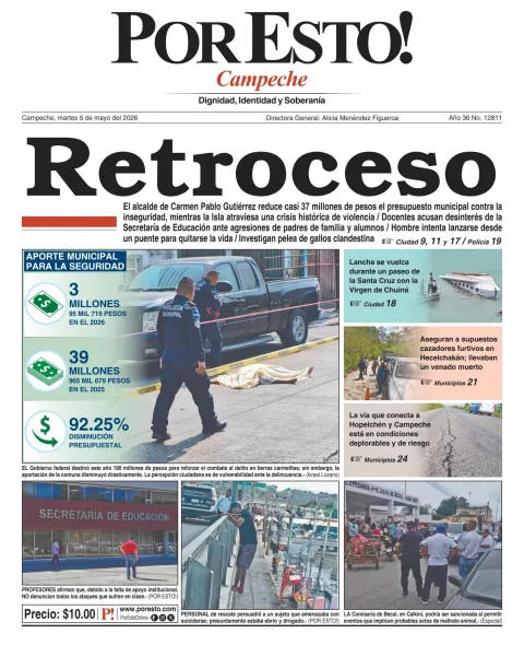 Portada de Por Esto (campeche) del 2026-05-05