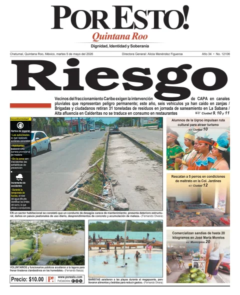 Portada de Por Esto (quintana Roo Chetumal)