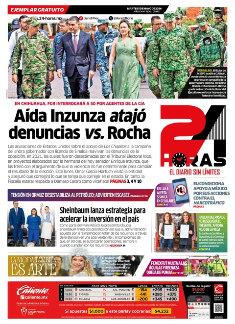 Portada de 24 Horas
