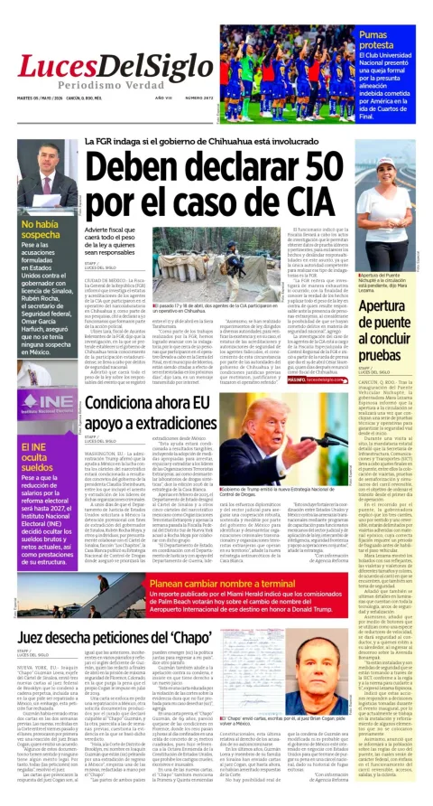Portada de Luces del Siglo