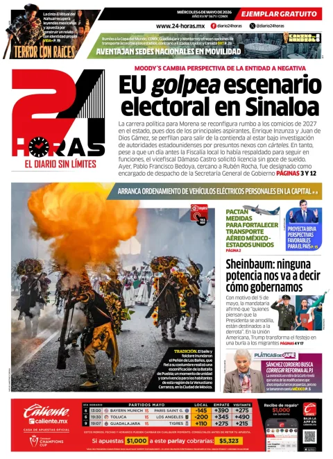 Portada de 24 Horas