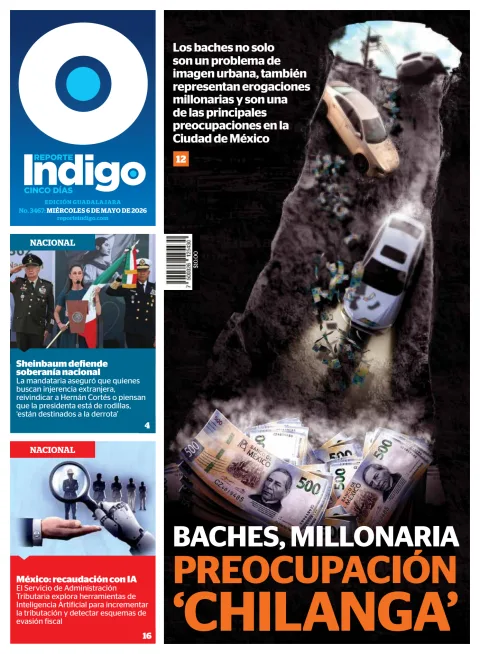 Portada de Reporte Indigo Guadalajara del miércoles, 6 de mayo de 2026