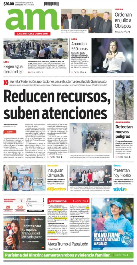 Portada de Am Corredor Industrial del miércoles, 6 de mayo de 2026