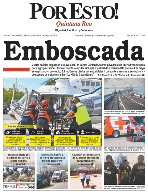 Portada de Por Esto (quintana Roo Cancun) del 2026-05-06