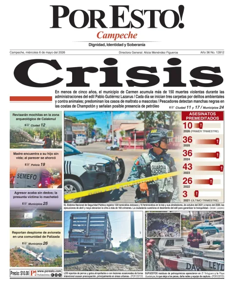 Portada de Por Esto (campeche) del 2026-05-06