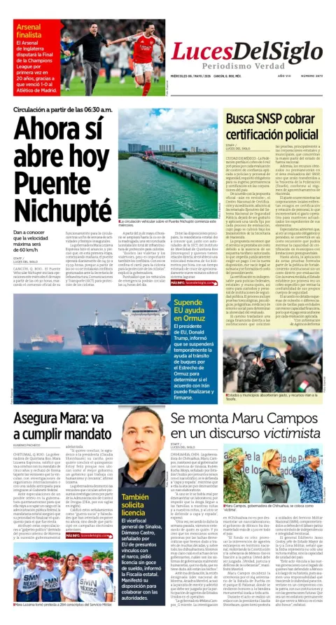 Portada de Luces del Siglo