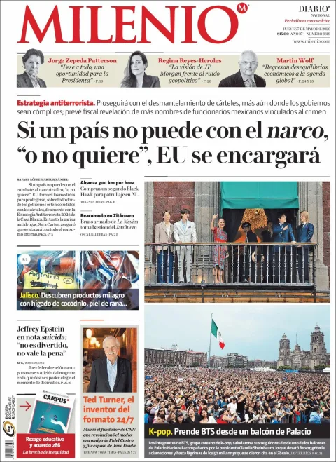 Portada de Milenio
