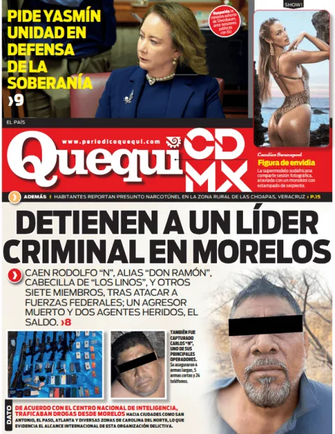 Portada de Quequi CDMX (contraportada) del jueves, 7 de mayo de 2026