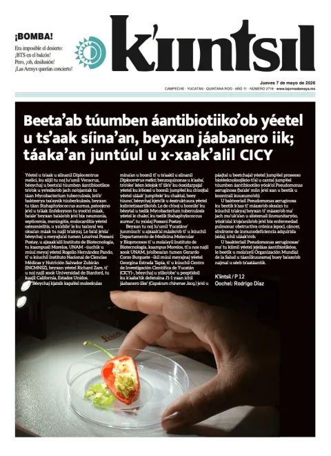 Portada de La Jornada - Kiintsil del jueves, 7 de mayo de 2026