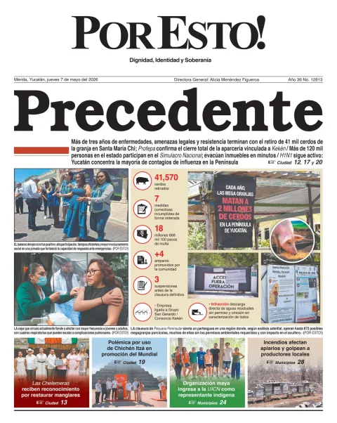 Portada de Por Esto (merida, Yucatan) del 2026-05-07