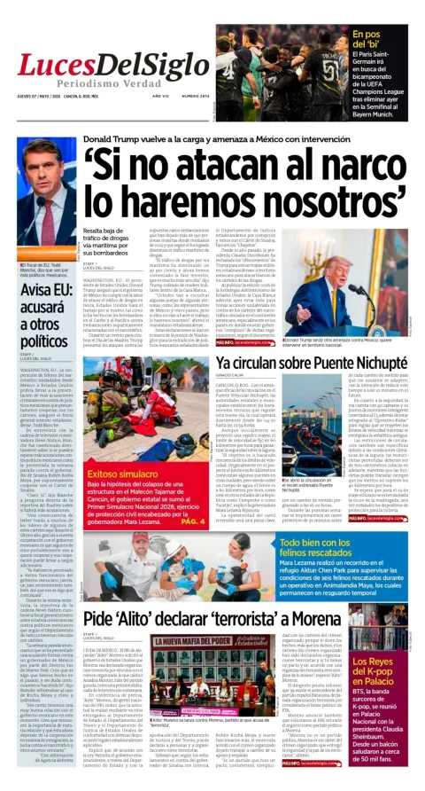 Portada de Luces del Siglo
