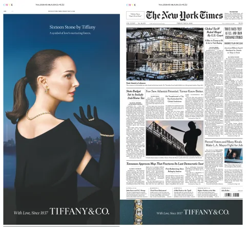 Portada de The New York Times (national)