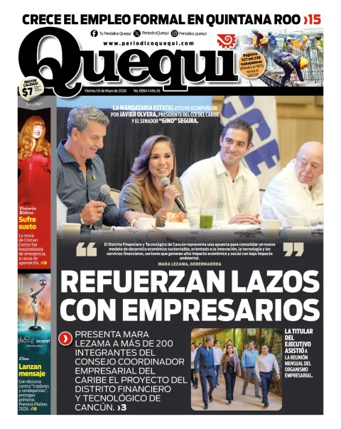 Portada de Quequi del viernes, 8 de mayo de 2026