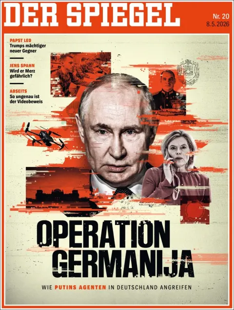 Portada de Der Spiegel del viernes, 8 de mayo de 2026