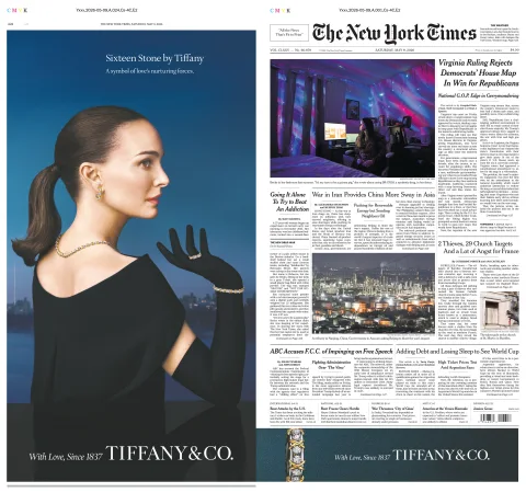 Portada de The New York Times (national)