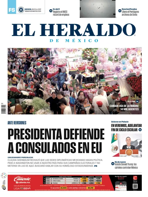 Portada de El Heraldo de Mexico