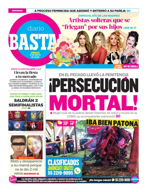 Portada de Basta! (contraportada)