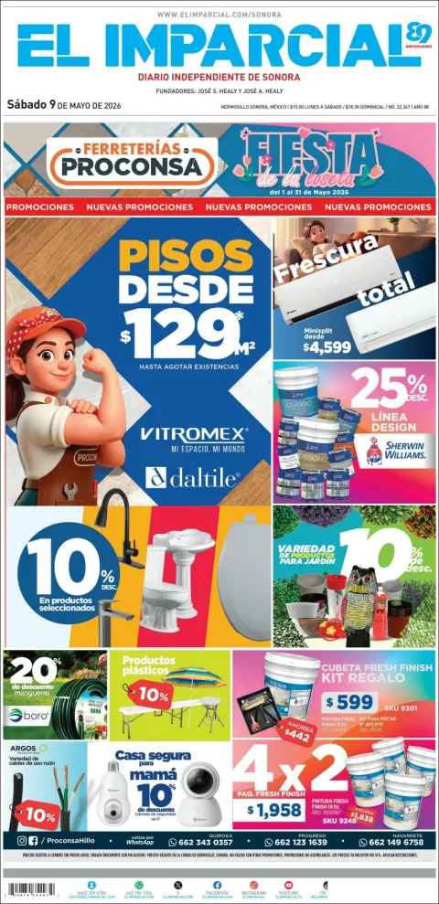 Portada de El Imparcial