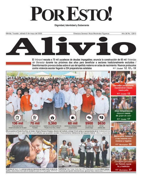 Portada de Por Esto (merida, Yucatan) del 2026-05-09