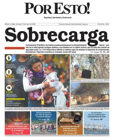 Portada de Por Esto (merida, Yucatan) del 2026-05-10