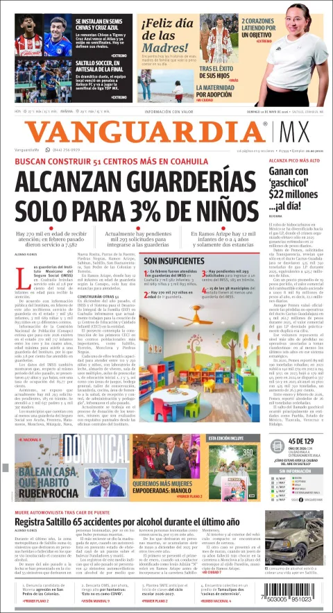 Portada de Vanguardia