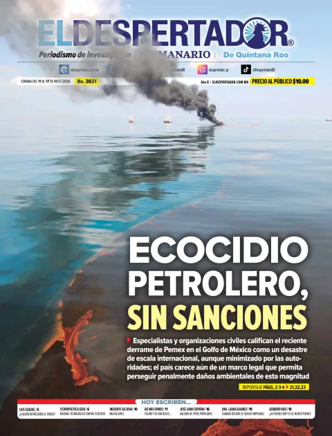 Portada de El Despertador de Quintana Roo del lunes, 11 de mayo de 2026