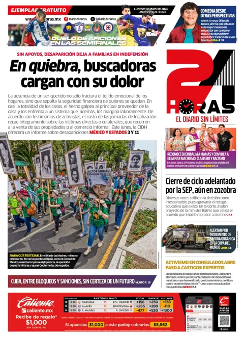 Portada de 24 Horas