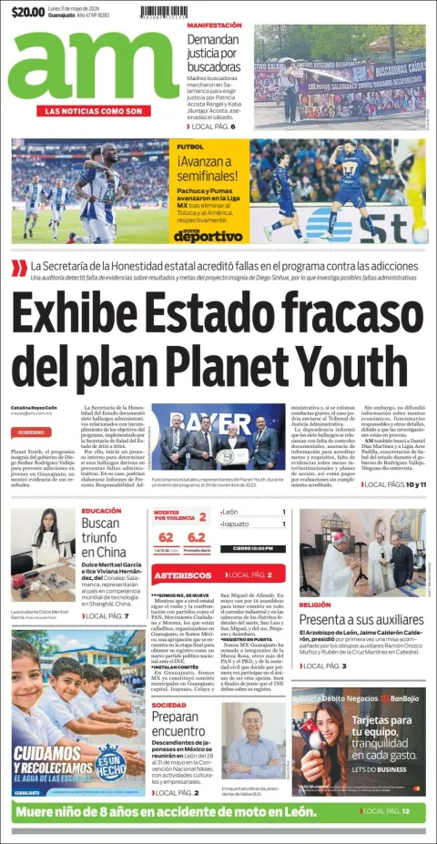 Portada de Am Corredor Industrial del lunes, 11 de mayo de 2026