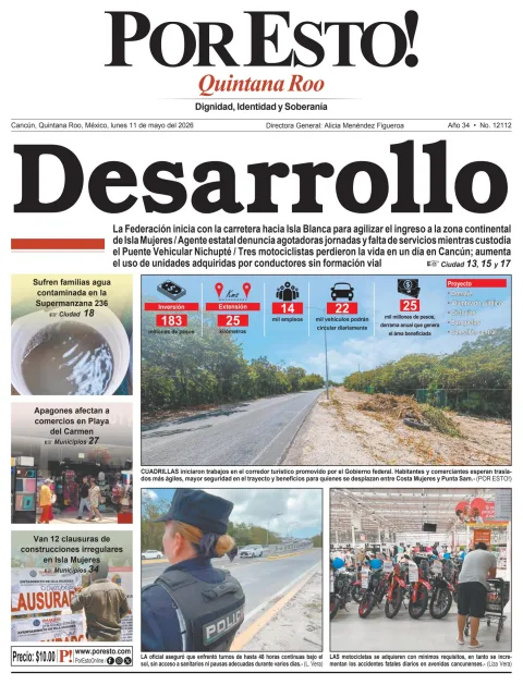 Portada de Por Esto (quintana Roo Cancun)