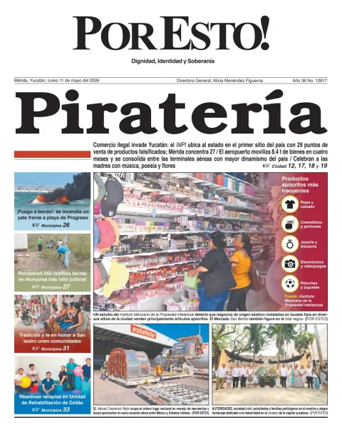 Portada de Por Esto (merida, Yucatan) del 2026-05-11