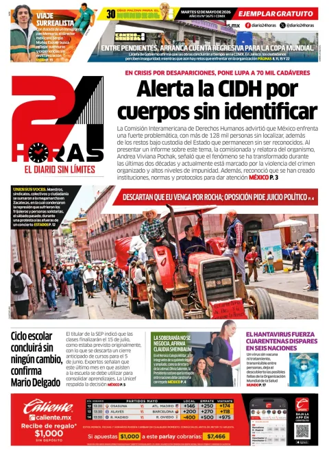 Portada de 24 Horas