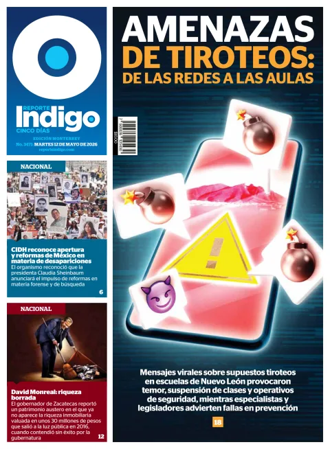 Portada de Reporte Indigo Monterrey del martes, 12 de mayo de 2026