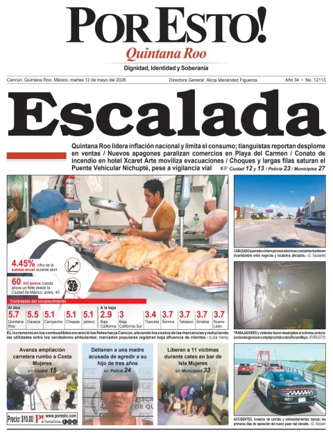 Portada de Por Esto (quintana Roo Cancun)