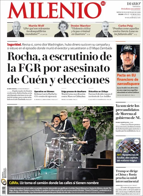 Portada de Milenio