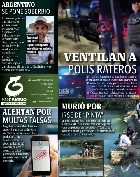 Portada de En Cambio - Quintana Roo (contraportada)