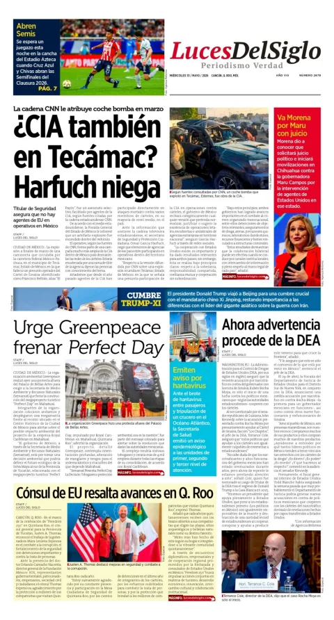 Portada de Luces del Siglo
