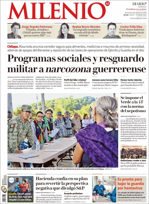 Portada de Milenio