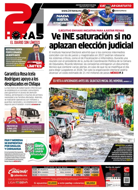 Portada de 24 Horas