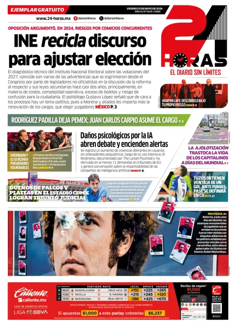 Portada de 24 Horas