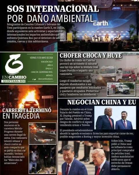 Portada de En Cambio - Quintana Roo (contraportada)