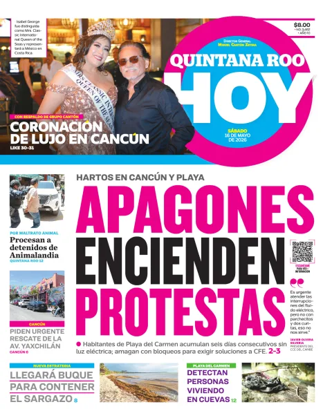 Portada de Quintana Roo Hoy (portada)