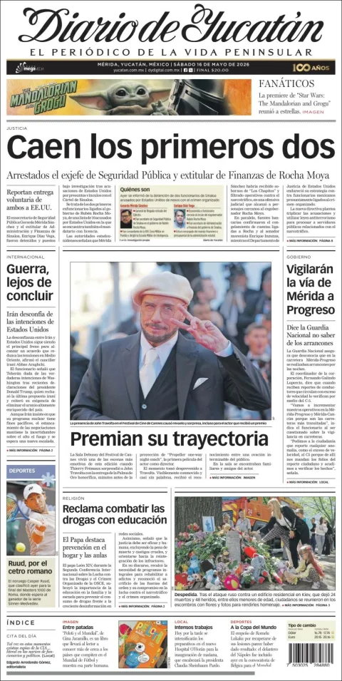 Portada de Diario de Yucatán