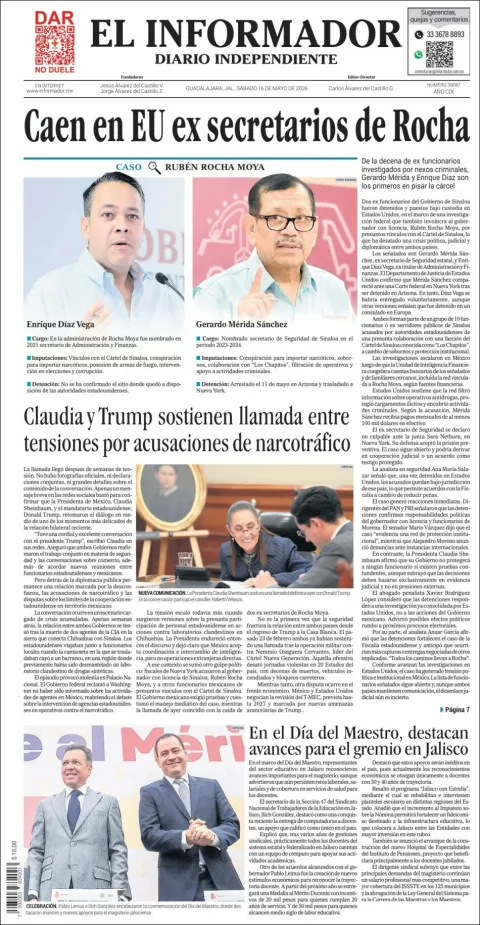 Portada de El Informador