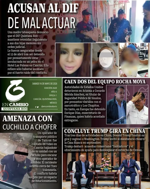 Portada de En Cambio - Quintana Roo (contraportada)
