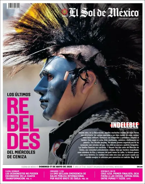 Portada de El Sol de Mexico