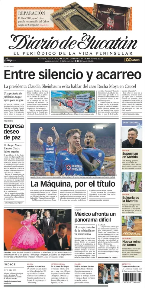 Portada de Diario de Yucatán