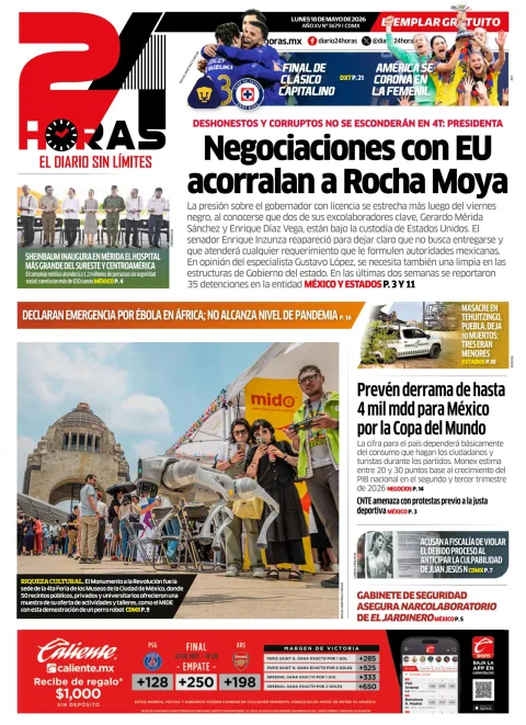 Portada de 24 Horas