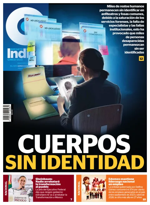 Portada de Reporte Indigo Nacional del lunes, 18 de mayo de 2026