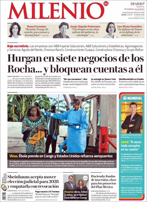 Portada de Milenio