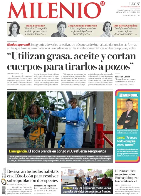 Portada de Milenio Leon del martes, 19 de mayo de 2026